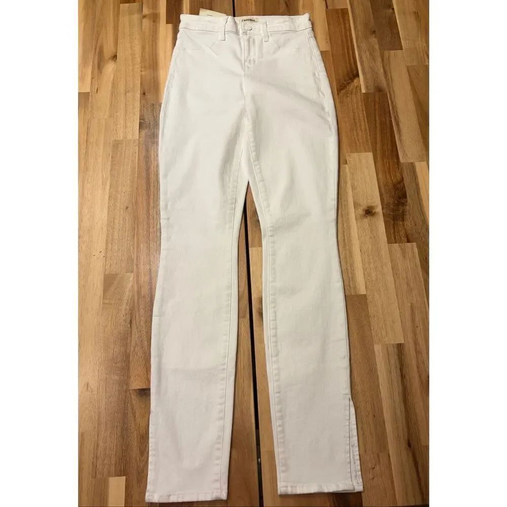 L'AGENCE Josie High Rise Skinny Split Side Hem Jeans - Picture 2 of 7